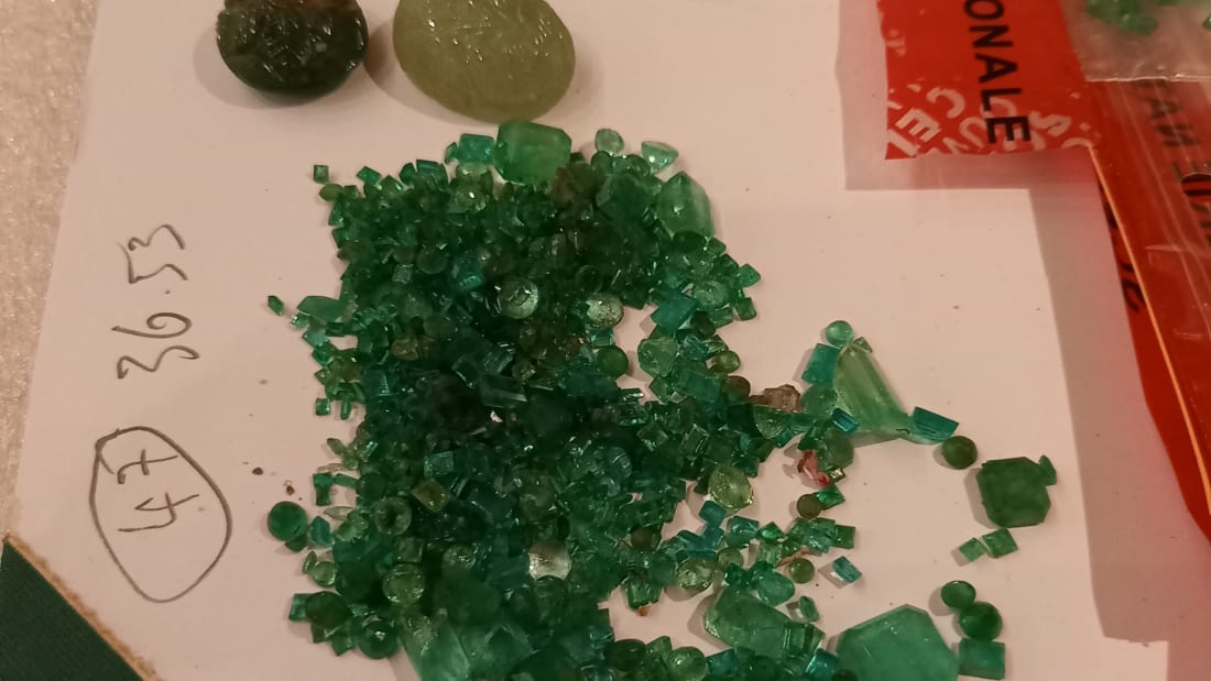 祖母綠和藍寶石