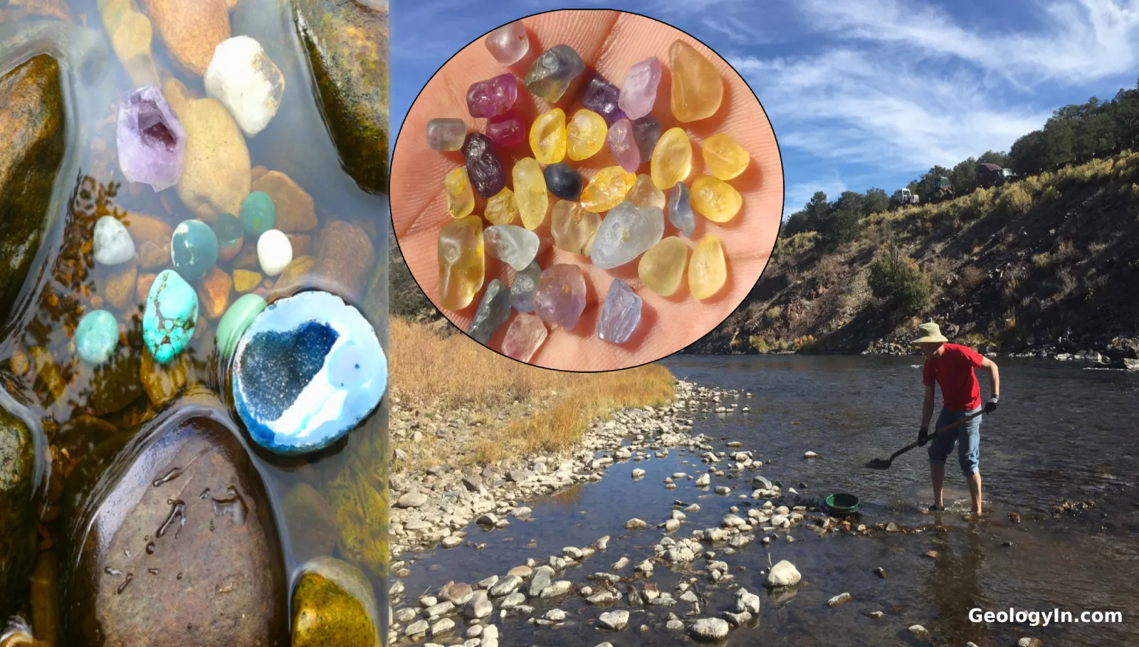 Find Gems in Rivers